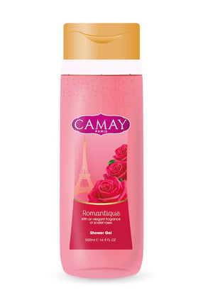 Camay Paris Romantique Shower Gel, Red, 500 ml
