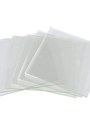 System 96 COE 96 Clear Fusing Glass Squares - 6 Pack (6x6)