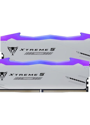 Patriot Memory Viper Xtreme 5 MPOWER DDR5 RGB RAM 48GB (2X24GB) 6000MT/s CL30 1.35v UDIMM Desktop Gaming Memory Kit Compatible with Intel XMP/AMD Expo - PVXR548G60C30KM