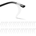 SMARTTOP Eyeglass Ear Grips - 20 Pairs Anti-slip Holder, Silicone Ear Hook, Glasses Ear Grip Sleeve Retainer for Sports, Sunglasses, Reading Glasses