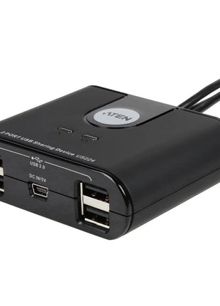 Aten 2-Port USB Peripheral Sharing Device - USB - External - 7 USB Port(s) - 7 USB 2.0 Port(s) - US224