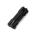 Pano-Mounts M2SSD-2B Aluminum M.2 2280 SSD Heatsinks Cooler with Thermal Pad & Cooper Pipe for M.2 2280 NVMe - Black