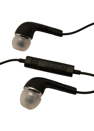 4xem Noise Isolating Earphones - Wired Black (4XSAMEARBK)
