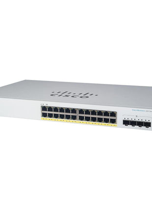 CISCO DESIGNED Business CBS220-24P-4G Smart Switch | 24 Port GE | PoE | 4x1G SFP | 3-Year Limited Hardware Warranty (CBS220-24P-4G-NA)