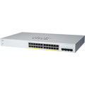 CISCO DESIGNED Business CBS220-24P-4G Smart Switch | 24 Port GE | PoE | 4x1G SFP | 3-Year Limited Hardware Warranty (CBS220-24P-4G-NA)