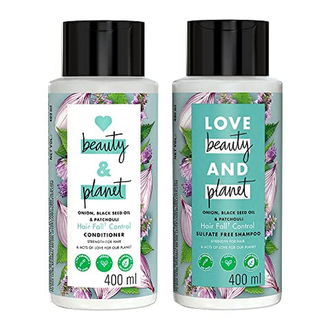 Love Beauty & Planet Onion Oil|| Blackseed Oil & Patchouli Hairfall Control Conditioner, 200 Millilitre