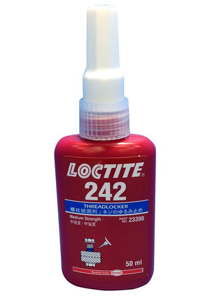Loctite 242 Threadlocker - Blue Liquid 1.69oz Bottle