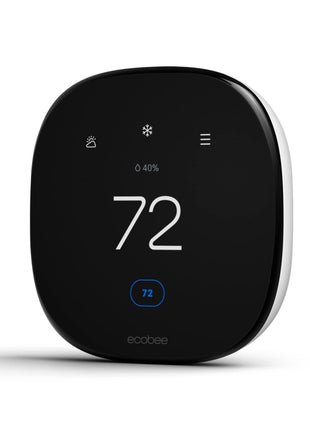 ecobee Smart Thermostat Enhanced, Programmable Wifi Thermostat | Works with Siri, Alexa, Google Assistant - Energy Star Certified - Smart Home. Energy saving thermostat.