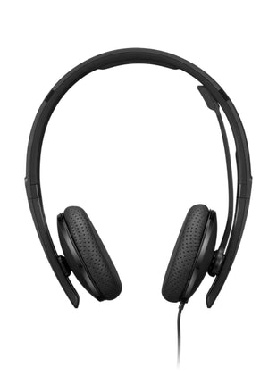 Lenovo Wired VoIP Headset (Teams) with EPOS BrainAdapt & ActiveGard, Microsoft Teams Certified, Zoom Compatible, USB-C Plug, All-Day Comfort, Noise Reduction, Hearing Protection, Lightweight Design