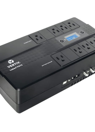 Liebert PST5 UPS - 850VA/500W 120V, LCD Monitoring Screen, Standby Power, 8 Outlets, USB Charging, 3 Year Warranty, Uninterruptible Power Supply, Battery Backup with Surge Protection (PST5-850MT120)