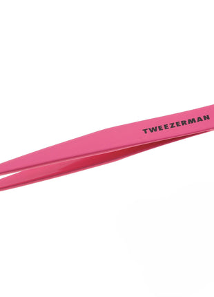 Tweezerman Slant Tweezer – Tweezerman Tweezers for Eyebrows Neon Pink