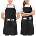 Utopia Kitchen 2 Pack Bib Apron, Adjustable with 2 Pockets, Water and Oil Resistant, Cooking Kitchen Chef Apron for Women Men
