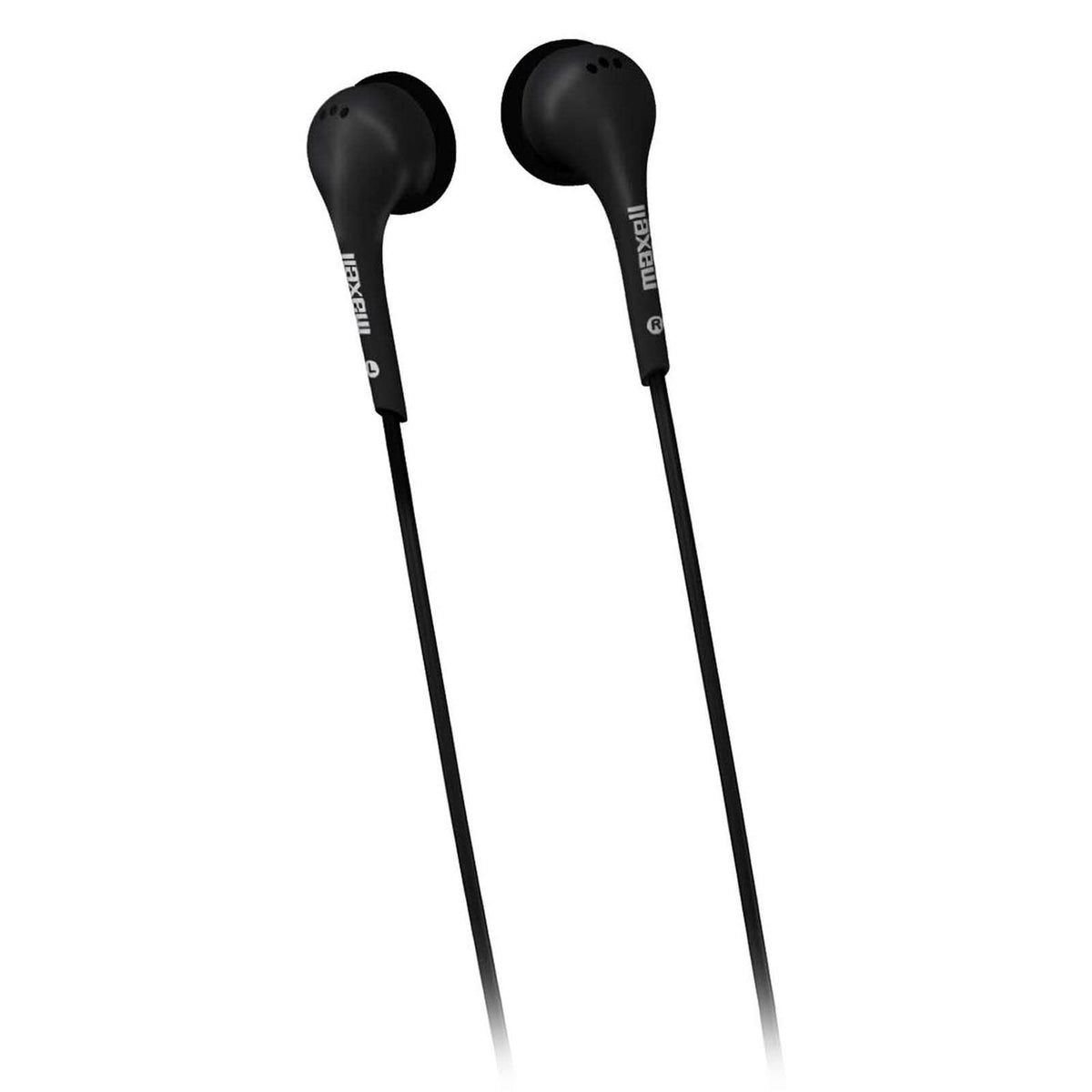 Maxell 190568 Snug Fit Stereo Sound Stylish Wired Lightweight and Comfortable Stereo Ear Buds with 3.5mm Headphone Jack