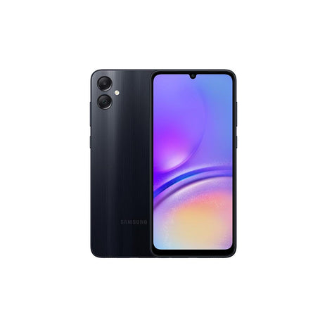 SAMSUNG Galaxy A05 (SM-A055M/DS), 128GB 4GB RAM, Dual SIM, Factory Unlocked GSM, International Version (Wall Charger Bundle) - (Black)