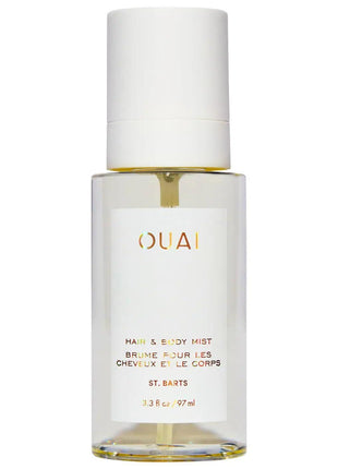 OUAI St. Barts Hair and Body Mist - Tropical-Scented Hair Perfume and Body Spray - Notes of Dragonfruit, Orange Blossom, Tuberose & Musk (3.3 Fl Oz)
