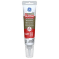 GE Advanced Silicone Caulk for Kitchen & Bathroom, Clear, 2.8 fl oz Tube, 1 Pack - 100% Waterproof Silicone Sealant, 5X Stronger Adhesion, Shrink & Crack Proof