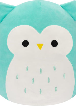 Squishmallows Original 14-Inch Winston Teal Owl - Large Ultrasoft Official Jazwares Plush