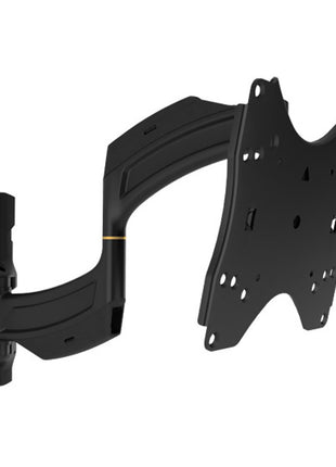 Milestone TS218SU Medium Dual Arm Thin Swingarm TV Mount, 32-55 Inch, Black, Full-Motion, Wall Mount