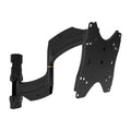 Milestone TS218SU Medium Dual Arm Thin Swingarm TV Mount, 32-55 Inch, Black, Full-Motion, Wall Mount