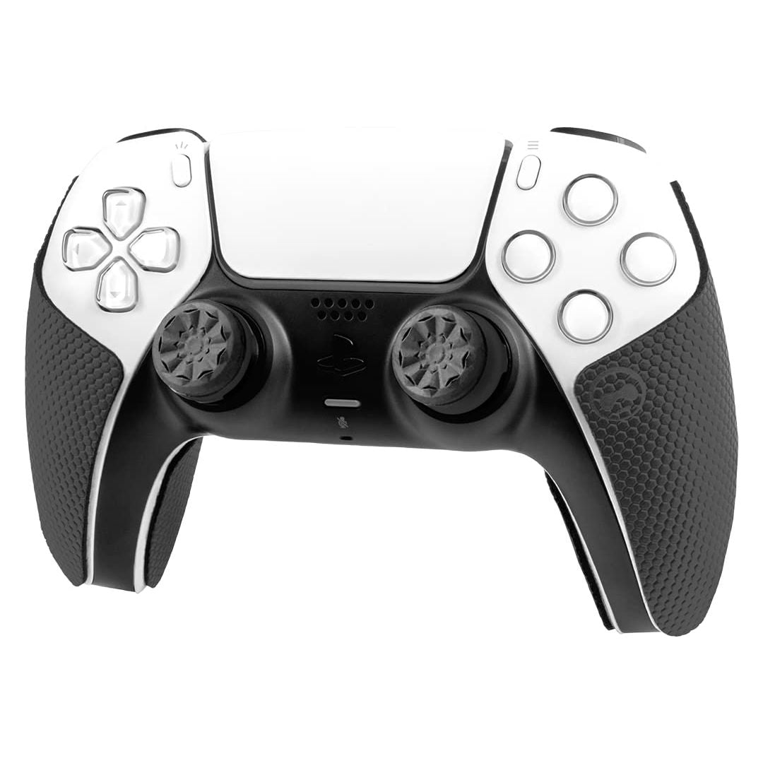 KontrolFreek FPS Freek Galaxy Black for PlayStation 4 (PS4) and PlayStation 5 (PS5) | Performance Thumbsticks | 1 High-Rise, 1 Mid-Rise | Black (Limited Edition)