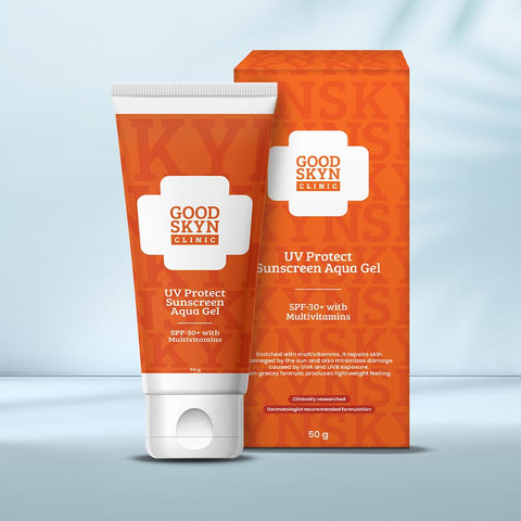 GOOD SKYN CLINIC UV PROTECT SUNSCREEN AQUA GEL SPF-30+ WITH MULTIVITAMINS