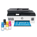 HP Smart -Tank Plus 651 Wireless All-in-One Ink -Tank Printer, up to 2 Years of Ink in Bottles, Auto Document Feeder, Mobile Print, Scan, Copy,, Fax, Works with Alexa (7XV38A)