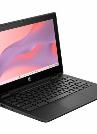 HP Fortis Flip G1m 11.6 inch Touchscreen Convertible 2 in 1 Chromebook - HD - Octa-core (ARM Cortex A76 + Cortex A55) - 64 GB Flash Memory - English Keyboard - Jet Black - MediaTek Kompanio 520 Chip - 136