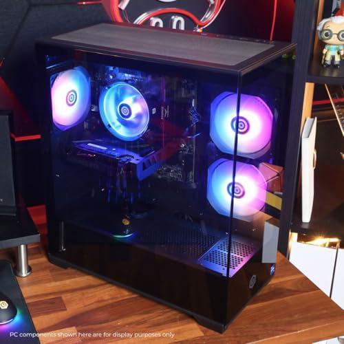 CyberPowerPC Gamer Master Gaming PC, AMD Ryzen 5 5500 3.6GHz, Radeon RX 6400 4GB, 16GB DDR4, 500GB PCIe Gen4 SSD, WiFi Ready & Windows 11 Home (GMA3100A)