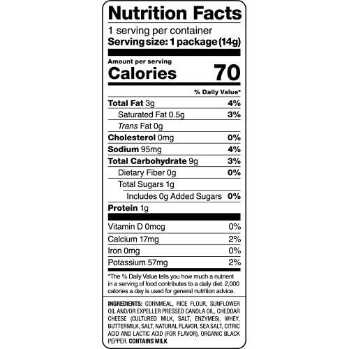 Pirate's Booty Aged White Cheddar Cheese Puffs, Gluten-Free, Kids Snacks, 0.5oz (24ct)