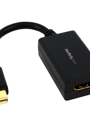 StarTech.com Mini DisplayPort To HDMI Adapter - 1080p - Mini DP To HDMI Monitor/Display/TV - Passive mDP 1.2 to HDMI Adapter Dongle Video Converter - Upgraded Version Is MDP2HDEC (MDP2HDMI),Black