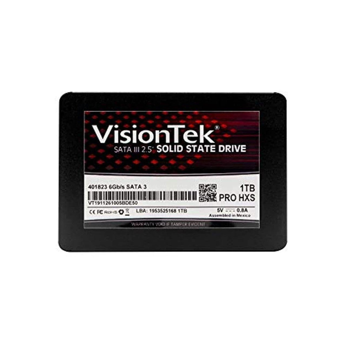 VisionTek PRO HXS 7mm 2.5 Inch SATA III SSD - 1TB - Desktops, Laptops, Mac Systems