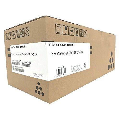 Ricoh 407653 Toner, 6,500 Page-Yield, Black