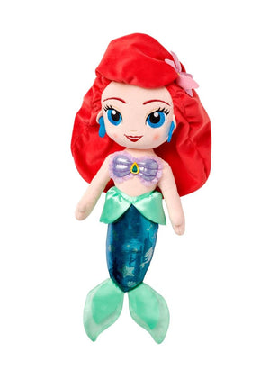 Disney Store Official Ariel Princess Plush Doll (from The Little Mermaid) - Soft Plushy with Embroidered Features - Princess Toys for Girls - Disney Dolls & Stuffed Animals - 14 Inches