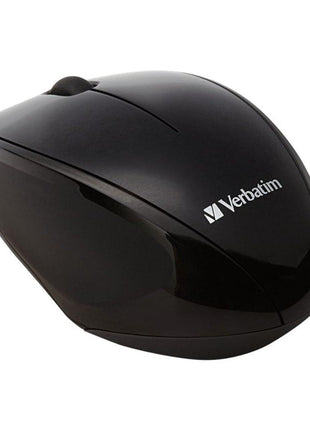 Verbatim Wireless Notebook Multi-Trac Blue Led Mouse, 2.4 Ghz Frequency/32.8 Ft Wireless Range, Left/Right Hand Use, Black