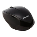 Verbatim Wireless Notebook Multi-Trac Blue Led Mouse, 2.4 Ghz Frequency/32.8 Ft Wireless Range, Left/Right Hand Use, Black