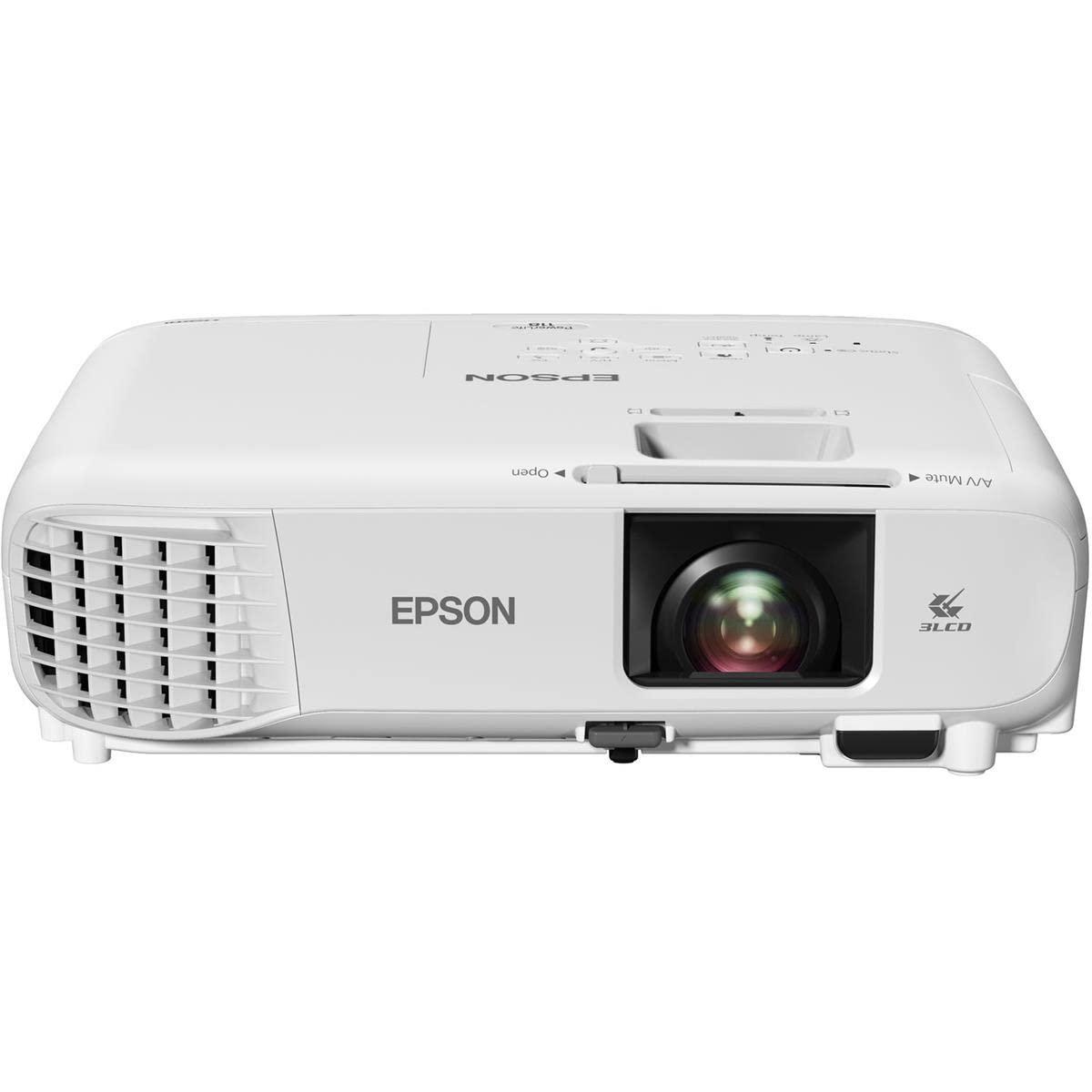Epson, EPSV11HA03020, PowerLite 118 3LCD XGA Classroom Projector with Dual HDMI, 1 Each , 3.6"x11.6"x10.2"