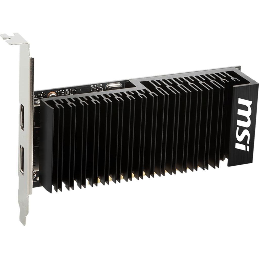 MSI Gaming GeForce GT 1030 4GHD4 LP OC Low Profile Graphics Card (Boost Clock: 1430 MHz, Memory Speed: 2100 MHz, 4GB DDR4, 64-bit, DP/HDMI)