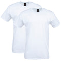 Gildan Adult Softstyle Cotton T-Shirt, Style G64000, Multipack, White (2-Pack), Large