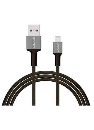 CODi 6' Braided Nylon USB-A to Lightning (MFI Certified) Charge & Sync Cable