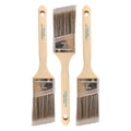 Pro Grade 2 Inch Angled Paint Brush (3 Pack) ??Professional Angle Sash Brushes for Cutting in Trim, Walls, Cabinets & Detail Work ??Works with Latex & Oil-Based Paint