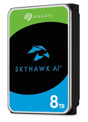 Seagate Skyhawk AI 8TB Video Internal Hard Drive HDD – 3.5 Inch SATA 6Gb/s 256MB Cache for DVR NVR Security Camera System with in-house Rescue Services (ST8000VEZ01)