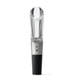 Rabbit W6127 Wine Aerator and Pourer, Clear and Stainless Steel Design, Easy to Use for Enhancing Wine Flavor and Smooth Pouring