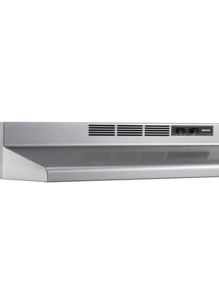 Broan-NuTone 4130SF Fingerprint Resistant Ductless Under-Cabinet Range Hood, 30-Inch, Stainless Finish with Print Guard