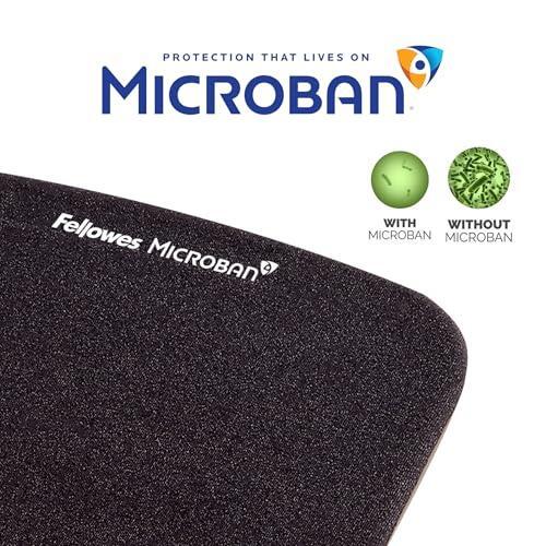 Fellowes® PlushTouch™ Mouse Pad With Wrist Rest, Black