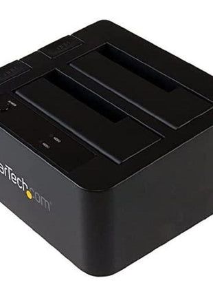 StarTech.com Dual-Bay USB 3.1 to SATA Hard Drive Docking Station, USB 3.1 (10 Gbps), External 2.5/3.5 inch SATA I/II/III, SSD/HDD Docking Station, Hot-Swap Hard Drive Bay, Top-Loading (SDOCK2U313)
