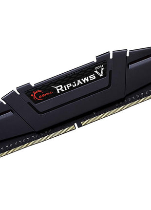 G.SKILL RipjawsV Series DDR4 RAM (XMP) 16GB (1x16GB) 3200MT/s CL16-18-18-38 1.35V Intel AMD Desktop Computer Memory U-DIMM - Black (F4-3200C16S-16GVK)