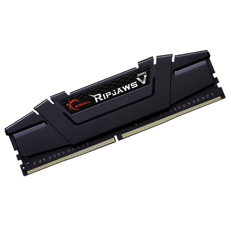 G.SKILL RipjawsV Series DDR4 RAM (XMP) 16GB (1x16GB) 3200MT/s CL16-18-18-38 1.35V Intel AMD Desktop Computer Memory U-DIMM - Black (F4-3200C16S-16GVK)