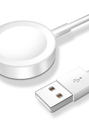 𝟐𝟎𝟐𝟓 𝐔𝐩𝐠𝐫𝐚𝐝𝐞𝐝 for Apple Watch Charger Magnetic Fast Charging Cable [Portable] Magnetic Wireless Charging Compatible with iWatch Series Ultra/10/9/8/7/6/SE/5/4/3/2-[3.3FT] White