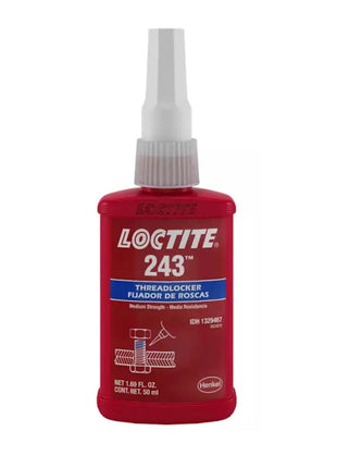 Loctite 1329467 243 Blue Medium Strength Threadlockers, 1.69 Ounces, 50 mL, 3/4 inch Thread