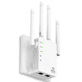 WiFi Extender, WiFi Extender Signal Booster Dual-Band(5.8G&2.4G) Wireless Repeater Coverage to 12880 sq. ft & 105 Devices, 1-Tap Setup, Supports Ethernet Port, Faster Speed